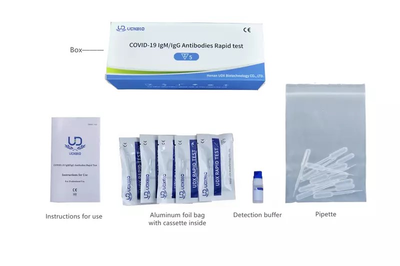Hızlı antikor testi IGM/IgG'nin diğer tanı yöntemleriyle karşılaştırılması