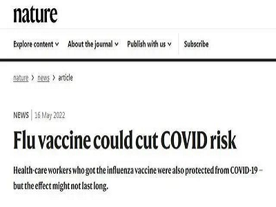 İnfluenza Diyagnostik: Doğa: İnfluenza aşısı yeni taç şiddetini%90 azaltabilir!